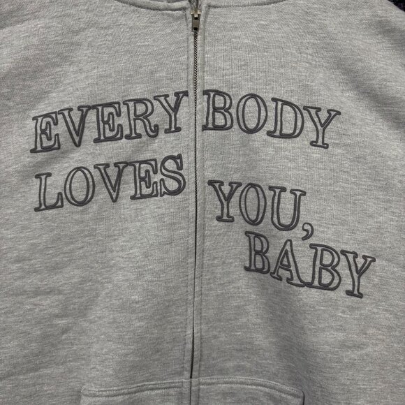 Troye Sivan One Of Your Girls Oversized Zip-Up Hoodie Size Extra Large - Picture 2 of 4